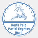 Search for postal stickers North pole