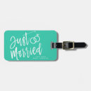 Search for just married luggage tags Honeymoon