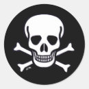 Recherche de crânes autocollants Crâne et os