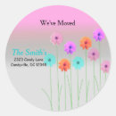 Search for relocation stickers New address