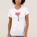 Search for red abstract tshirts Flower
