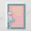 Search for bake off invitations Pink