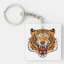 Recherche de tête de tigre porteclés Grand félin