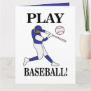 Search for baseball coach birthday cards Player
