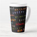 Recherche de colorée tasses Typographie