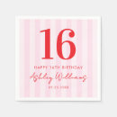 Search for 16th birthday napkins Elegant