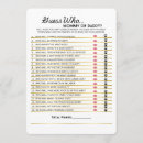 Search for interactive postcards Baby shower activity