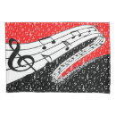 Search for music pillowcases Red