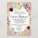 Search for ladybug baby girl shower invitations Floral