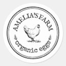 Search for organic eggs stickers Vintage