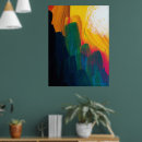 Search for abstract acrylic paintings posters Bold