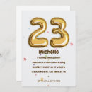 Search for twenty third birthday invitations 23 years old
