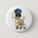 Search for police dog buttons Pug