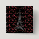 Recherche de la tour eiffel badges Rose