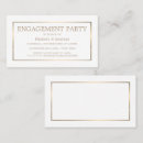 Search for gold and white engagement party invitations Simple