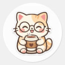 Search for cute cat illustration stickers Adorable