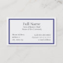Search for student business cards University