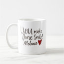 Search for you make me smile mugs Valentine