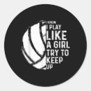 Search for sports girl stickers Volleyball