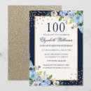 Recherche de blue floral anniversaire invitations Fête d'anniversaire