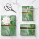 Search for emerald green and gold wrapping paper Modern