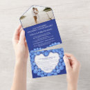 Recherche de bleu saphir invitations Modèle photo