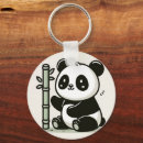 Search for bamboo keychains Black and white