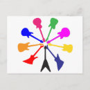 Search for red guitar postcards Modern