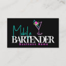 Recherche de cocktail business cards Élégant