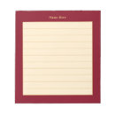 Search for office notepads Burgundy