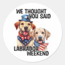 Search for red labrador stickers Red white and blue