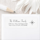 Recherche de family return address labels Élégant