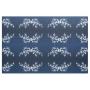 Search for navy blue and white pattern fabric Flowers