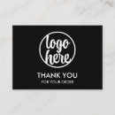 Search for thank you business cards Logo