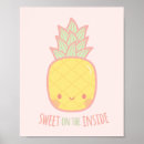 Recherche de ananas drôle posters Été