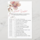 Search for over under bridal shower games Elegant