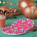 Search for pink soccer plates Kids