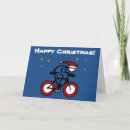 Search for cyclist christmas cards Xmas