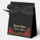 Search for gothic wedding favour boxes Red