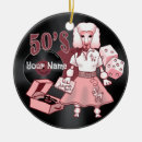 Recherche de caniche rose ornements Rétro