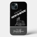 Search for poetry iphone cases Black