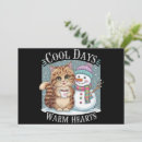 Search for cat snowman cards Funny