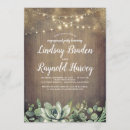 Search for rustic wood engagement party invitations Greenery