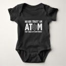 Search for chemistry baby clothes Atom