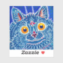 Search for psychedelic cat stickers Louis wain