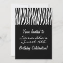 Recherche de zèbre blanc noir invitations Rayures