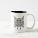 Search for doodle owl mugs Zen doodle style