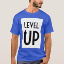 Search for level up tshirts Black