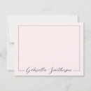 Search for light pink note cards Feminine