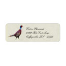 Search for pheasant return address labels Wildlife